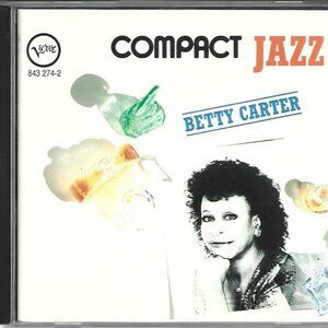 betty carter compact jazz 1990 hits cd - nyc avant garde scat singer new blues